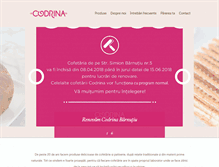 Tablet Screenshot of cofetariacodrina.ro